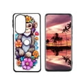 thumbnail image 1 of boho-Tibetan-Macaque-with-flowers Phone Case, Designed for Moto Edge+ (2022） Case Soft Silicon for women girls boys wife gift,Shockproof Phone Cover, 1 of 1
