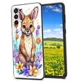 thumbnail image 1 of boho-Wallaby-with-flowers Phone Case, Designed for Samsung Galaxy S21 Case Soft Silicon for women girls boys wife gift,Shockproof Phone Cover, 1 of 1