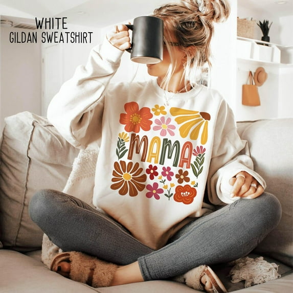 boho floral mama Sweatshirt, mothers day Shirt, mama floral, mama groovy Shirt, mothers day, mama, mama flower Tee, floral MOM Shirt All Size S-5Xl