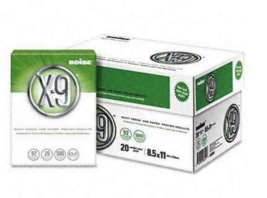 boise X9 MultiUse Copy Paper, 92 Bright, 20lb, 81/2 x 11, White