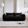 thumbnail image 1 of bokifol 2-Seat Modular Cloud Couch for Small Spaces,Easy to Assemble Cloud Couch for Living Room,Office,Black, 1 of 7