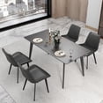 thumbnail image 1 of bokifol Dining Table for 6 People,Artificial Marble Table,Rectangle Furniture with Heavy Duty Legs,Modern Kitchen Table for Home,Dining Room, 1 of 7