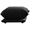 thumbnail image 1 of bokifol Modern Sectional Sofa Couch Floor Sofa for Bedroom,Living Room,Apartment and Small Space,Ottoman,Black, 1 of 7