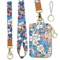 thumbnail image 1 of bolimoss Water-Resistant Women Badge & ID Holders, Leather Multicolor, 1 of 4