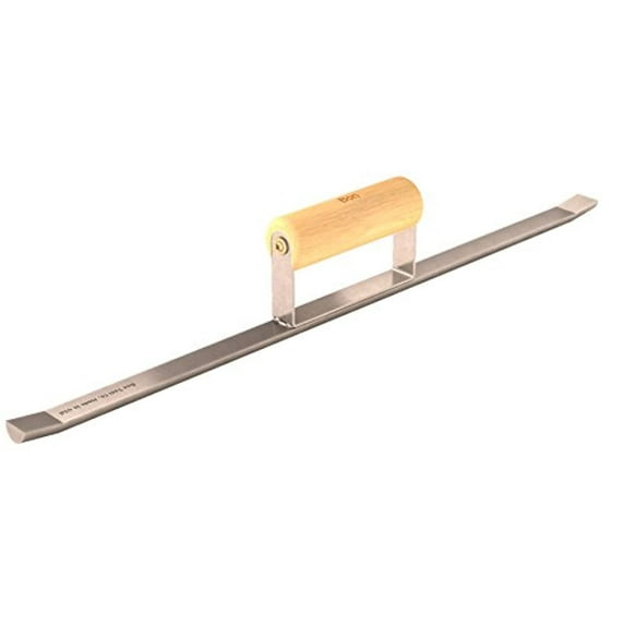 bon 11-337 20-inch by 3/4-inch half round sledrunner with wood handle