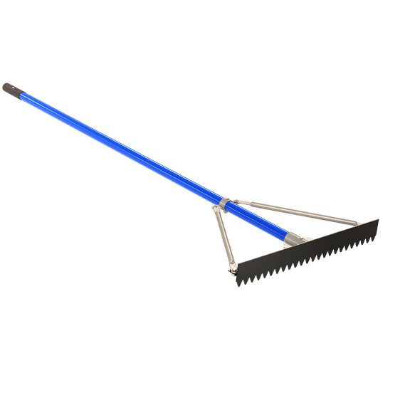bon 12-223 24-inch base rake with 6-feet handle
