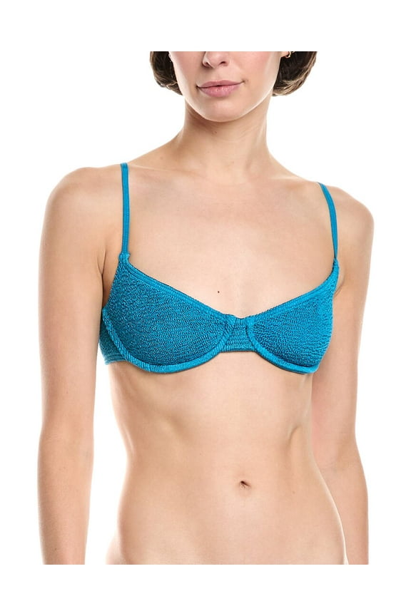 womens Gracie Balconette Bikini Top, os, Blue