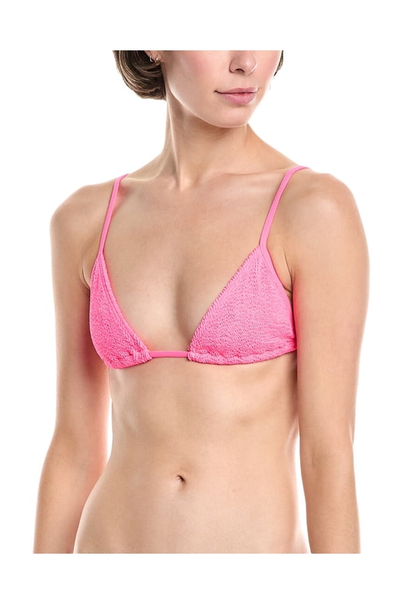 womens  Luana Triangle Bikini Top, os, Yellow