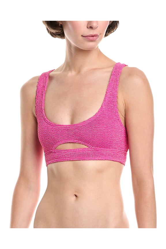 womens Sasha Crop Tankini Top, os, Purple