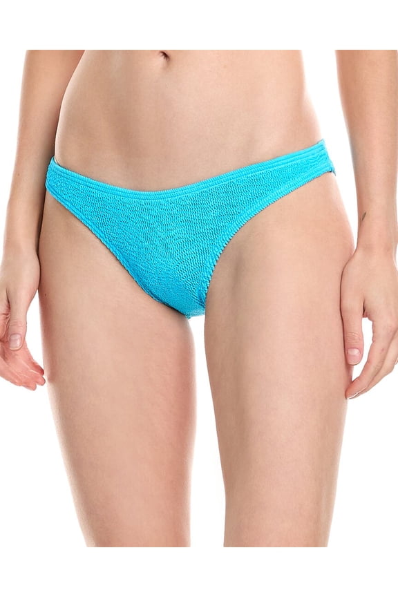 womens Sign Brief Bikini Bottom, os, Blue