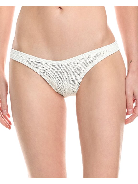 womens Sign Brief Bikini Bottom, os, Brown