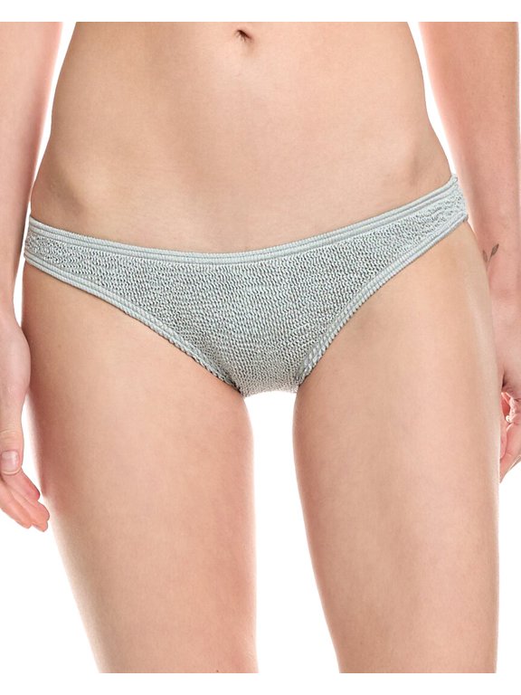 womens Sign Brief Bikini Bottom, os, Green