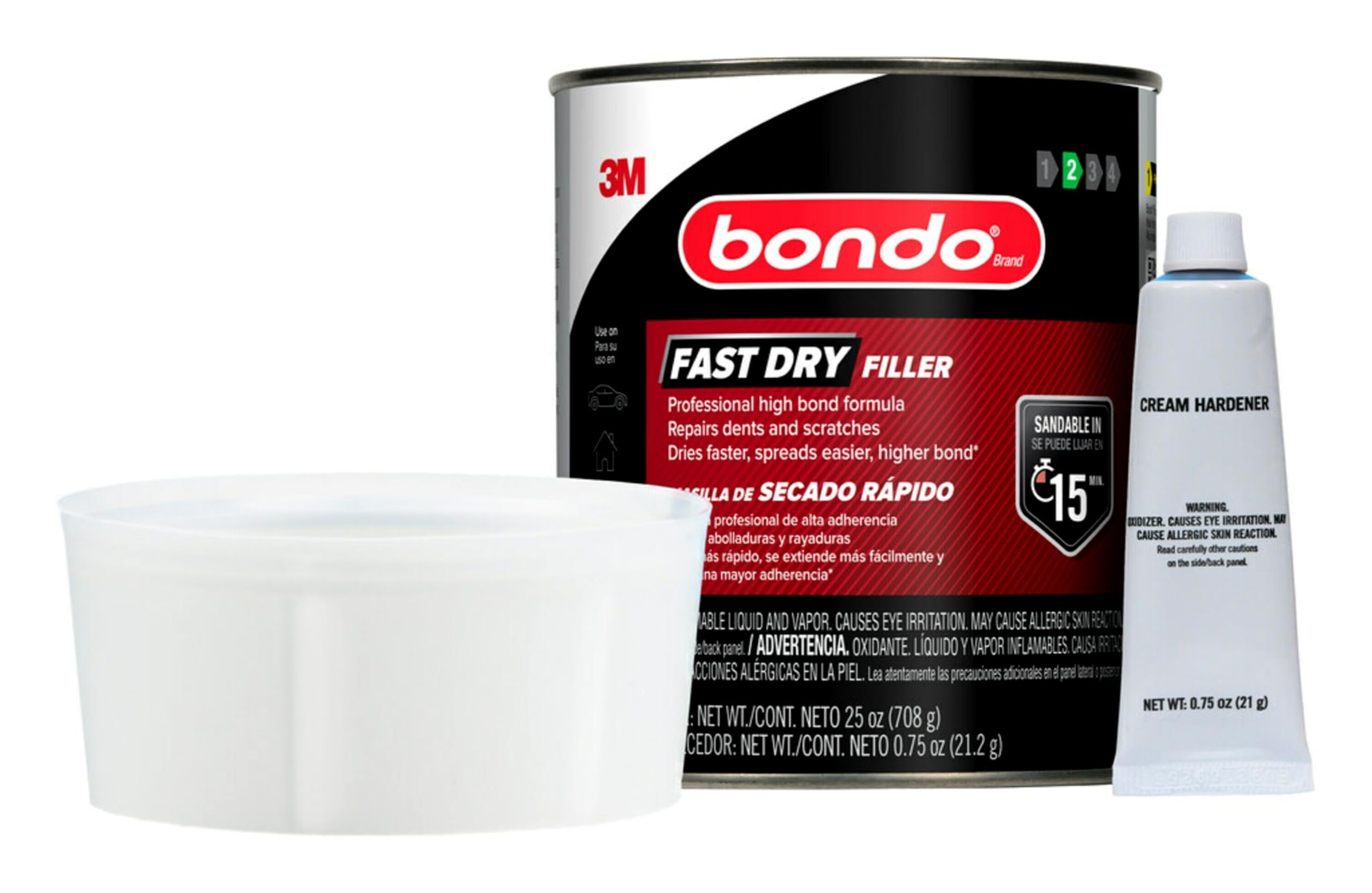 bondo 3M Professional Fast Dry Filler Quart - Walmart.com