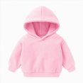 thumbnail image 1 of boobe 18-24 Months Toddler Girls Pullover Hoodie,Long Sleeve Basic Sweatshirt,Casual Top, 1 of 3