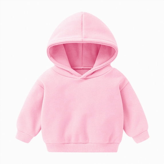 boobe 18-24 Months Toddler Girls Pullover Hoodie,Long Sleeve Basic Sweatshirt,Casual Top