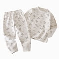 thumbnail image 1 of boobe Baby 2 Piece For Kids Ultra Soft Comfy Wicking Gentle Skin Kids Loungewear Toddler Baby Nightgown Top+Pants, 1 of 7