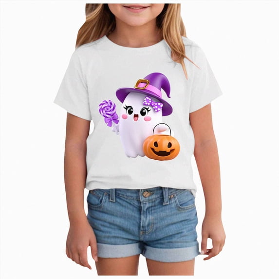 boobe Halloween Teacher Shirts for Girls Reading Book T-Shirt Casual Fall Teacher Tee Tops