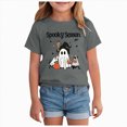 thumbnail image 1 of boobe Toddler Girls Halloween Shirt Funny Print Short Sleeve T-Shirt Casual Tee Tops, 1 of 7