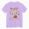 thumbnail image 1 of boobe Toddler Girls Halloween T-Shirt Graphic Shirt Cute Funny Spooky Short Sleeve Tees Top, 1 of 7