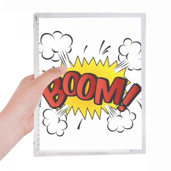 boom clouds gas exclamation notebook loose diary refillable journal statiry