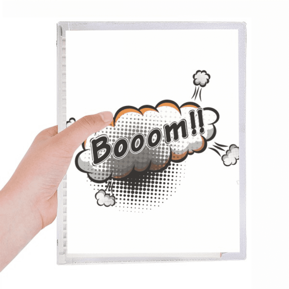 boom clouds gas notebook loose diary refillable journal statiry