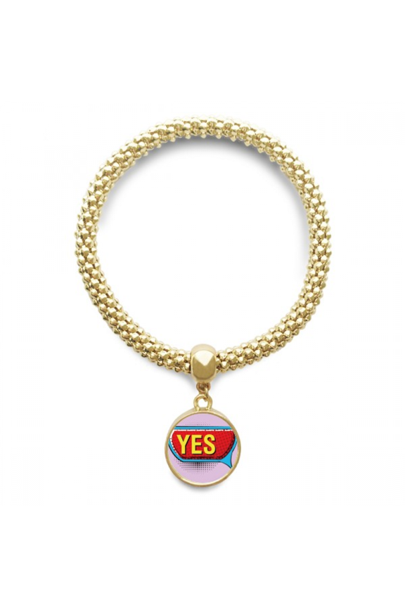 boom diagram bubble yes en bracelet round pendant jewelry chain