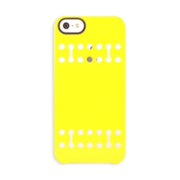boostcase snap case bundle with finger strap and kick stand for iphone 5/5s/se - mustard