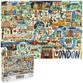 thumbnail image 1 of bopster London Illustrated Jigsaw Puzzle - 1000 Piece, 1 of 8