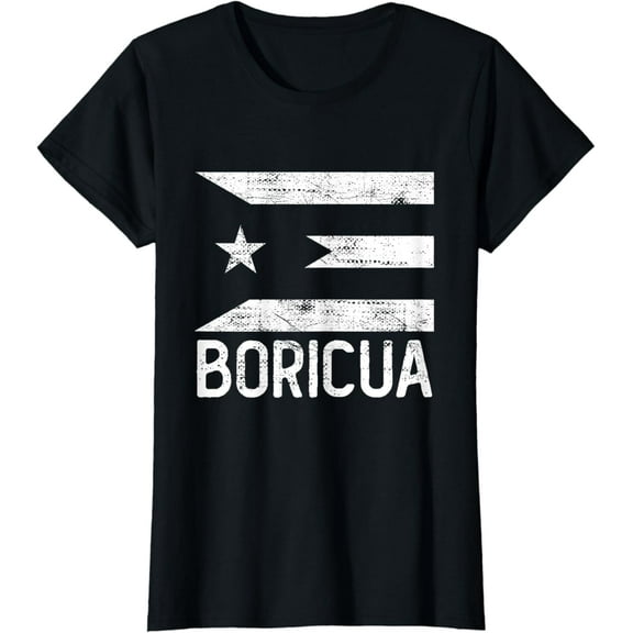 boricua black Puerto Rico flag hispanic heritage month T-Shirt mens t shirt，black，women，funny，misfits，men，journey