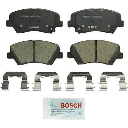 bosch bc1595 quietcast premium ceramic disc brake pad set for 2012-2015 hyundai veloster; front