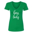 thumbnail image 1 of boss lady Womens V-Neck T-Shirt, 1 of 2