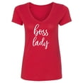 thumbnail image 1 of boss lady Womens V-Neck T-Shirt, 1 of 2