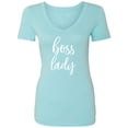 thumbnail image 1 of boss lady Womens V-Neck T-Shirt, 1 of 3