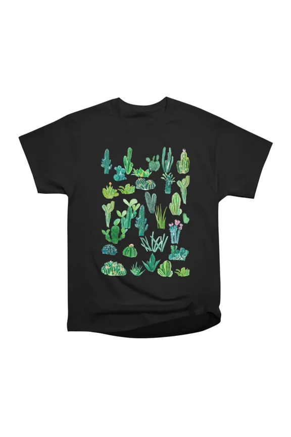 botanical cactus collection painting T-Shirt Tee Gift For Him Merch For Her Apparel For Fr