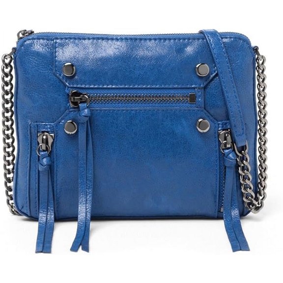 botkier Logan Leather Crosbody Blue