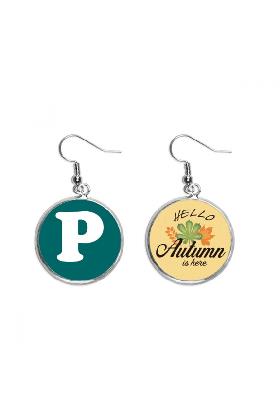 botswana currency symbol pula bwp ear dangle autumn ear jewelry