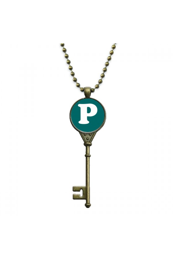 botswana currency symbol pula bwp key necklace pendant tray embellished chain