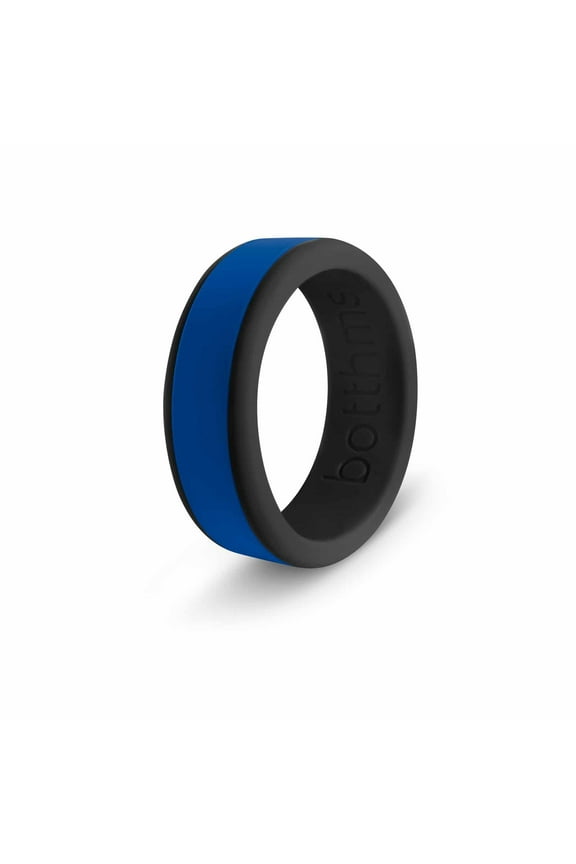 botthms Blue Twin Silicone Ring