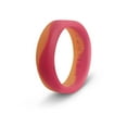 thumbnail image 1 of botthms Ladies Orange Red Flow Silicone Ring, 1 of 1