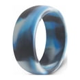 thumbnail image 1 of botthms Ocean Flow Silicone Ring Blue  Black, 1 of 1