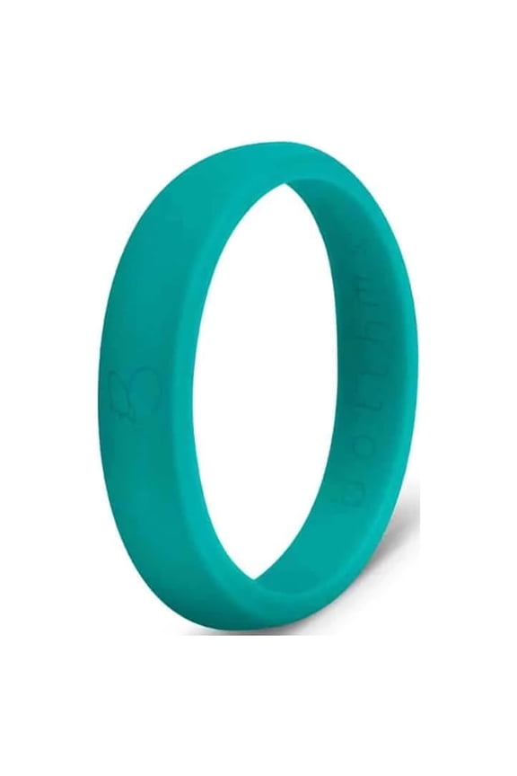 Teal Ladies Active Silicone Ring