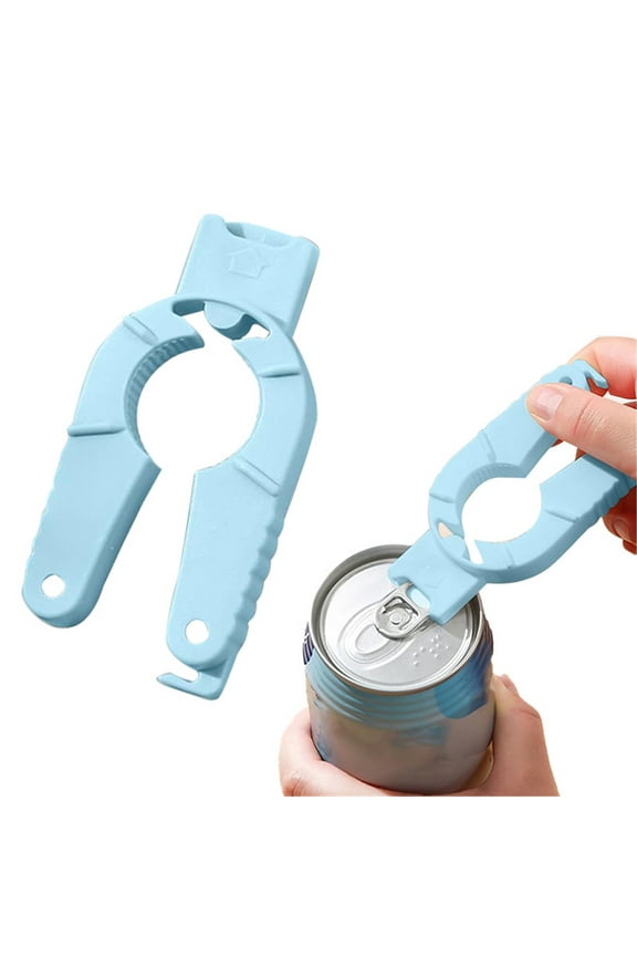 bottle opener keychain Plastic Bottle Cap Opener 2024 New Multi Function Bottle And Can Opener For Advanced Cap Seal Remover Multi Package Plastic Cap Seal Remover 1PCS