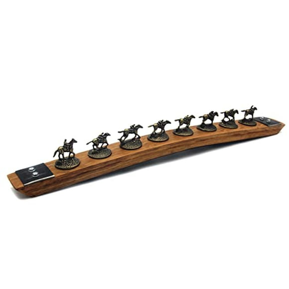 bourbon stopper holder/Whiskey cork display/Fits Blanton's stoppers/with Metal (Natural)