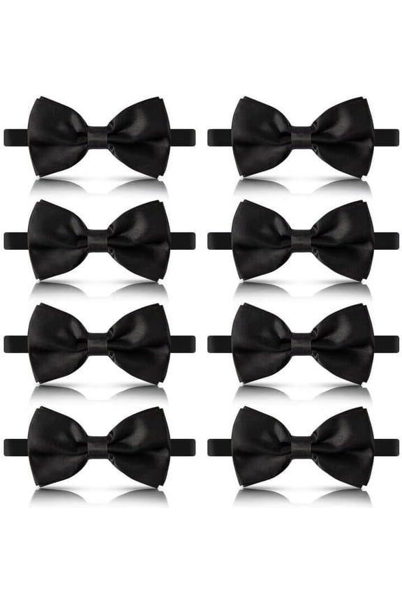 bow ties for men, Pre-tied Men's Bow Ties Adjustable Satin Bow Tie for any Age