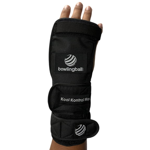 bowlingball.com Kool Kontrol Max Bowling Wrist Positioner - for Proper Wrist Position & Control - Comfortable, Lightweight, Breathable - Right or Left Handed, Multiple Sizes