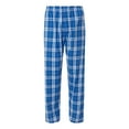 thumbnail image 1 of Boxercraft BM6624 Men's Harley Flannel Pant-Royal/Silver Pl-XL, 1 of 4