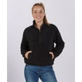 thumbnail image 1 of Boxercraft BW8501 Women's Everest Fleece Half-Zip-Black-M, 1 of 4