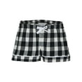 thumbnail image 1 of Boxercraft BW6501 Women's Flannel Short-Bk/Wt Buff Plad-XL, 1 of 4