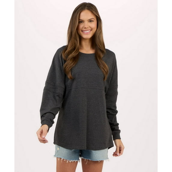Boxercraft BW3514 Women's Pom Pom Jersey-Charcoal-XS