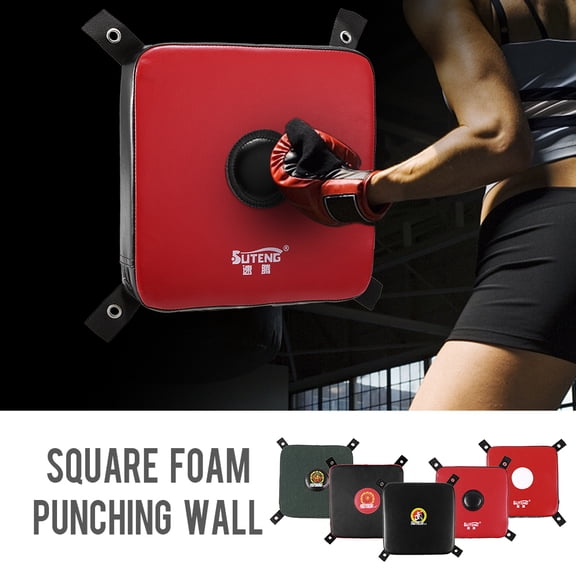 boxing wall Boxing Square Foam Punching Wall Boxing Wall Striking Kick Bag Fighting Pad Solid Karate Training Board Punching Board